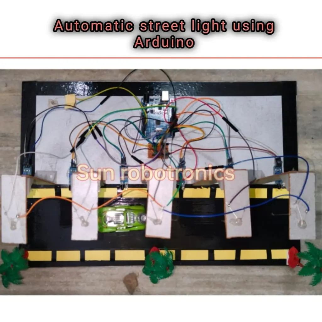 Sun Robotronics - Automatic street light using Arduino
